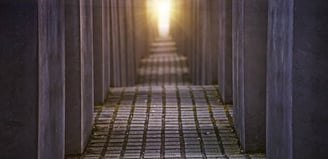 Holocaust Memorial Berlin Path.