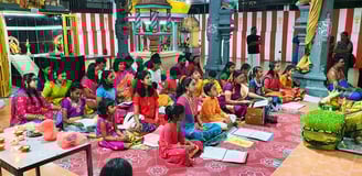 thevaram performance with students