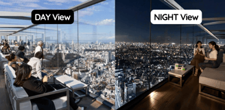 Shibuya Sky Day & Night Scenes