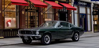 Automotive photography used for historics catalogue