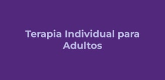 Terapia individual para adultos