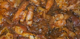 Sauce crevette au vin blanc