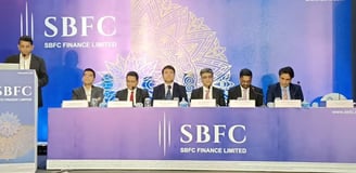 SBFC Finance Shares Hit All-Time High as CARE Ratings Boost Bank Facility Ratings