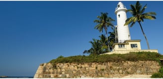 Vista do Forte em Colombo, Sri Lanka.