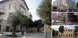 Fotos da cidade antiga em Haifa.