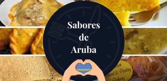Foto dos pratos tipícos de Aruba.