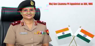 Maj Gen Lisamma PV assumes appointment as Additional Director General, Military Nursing Service (MNS)