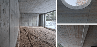 Minimalistinis vieno aukšto namas su garažu ir SPA zona