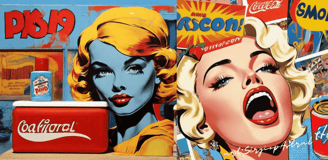 Andy Warhol: Retrato visual da fusão entre arte e publicidade.