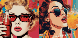 nfluência Pop na Marca: Como a POP-ART remodelou a publicidade contemporânea.