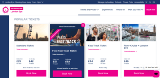 London eye ticket