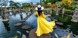 It lies on the south-eastern slope of the island’s highest mountain, Mount Agung, and was built in