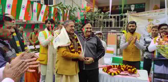 Harish Jugran with Navab singh narag