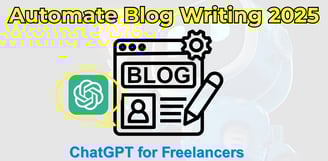 ChatGPT automating blog writing for freelancers 2025 by TurboStack AI.