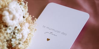 carte dorée amour