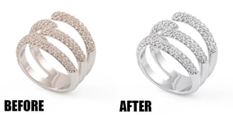 recoloring of gold or silver