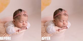 New Born Before and After 