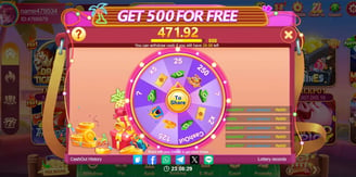 Free Spin : get 500 for free daily using the Free spin offer in lukcy pkr.