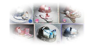 Dekorativna poklon kolijevka za bebe s personaliziranim detaljima