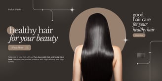 Healthy hair for your beauty with IndusVeda