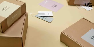 cardboard box packaging for clothing