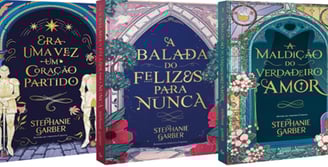 imagens das capas dos livro da saga Era uma vez um coração partido