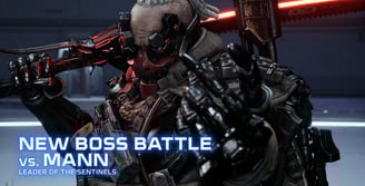 Stellar Blade PC new boss battle featuring a massive enemy in a dynamic combat scene with enhanced g