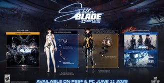 Stellar Blade PC pre-order and Complete Edition bonuses including exclusive outfits, accessories, an