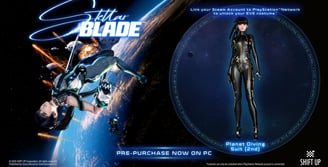 Planet Diving Suit (2nd) for Eve unlocked by linking Steam with PlayStation Network in Stellar Blade