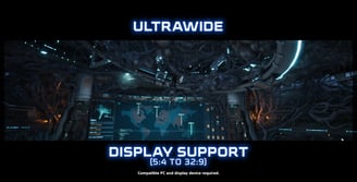 Stellar Blade PC ultrawide monitor support with 32:9 aspect ratio and enhanced FOV.