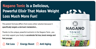 Nagano Tonic a powerful elixir for weight loss