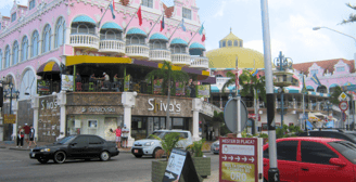 avenida principal em oranjestad caribe