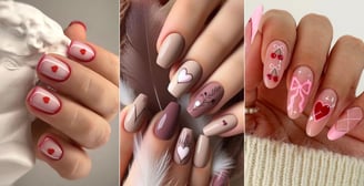 15 ideas de uñas para San Valentín