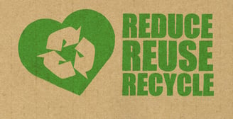 Reduce, reuse, recycle graphic