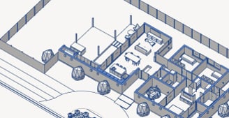 Vivienda de tres habitaciones en pilar