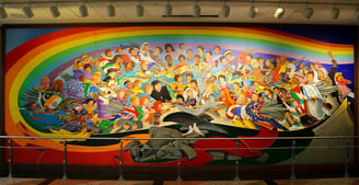 mural aeropuerto de denver