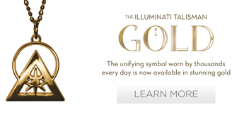crown gold talisman, showing the prestige of the illuminati organization.