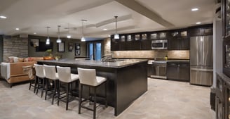 a toronto basement kitchen renovation by Basement Reno Pro