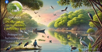 Imagen artística de la Ciénaga Grande de Santa Marta