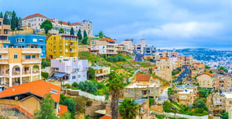 Beautiful Northern Israel Town