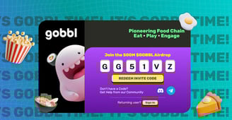 referralscoin.com Gobbl airdrop code GG51VZ