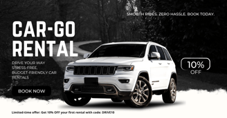 Stress‑free car rental service with flexible pickup and transparent pricing