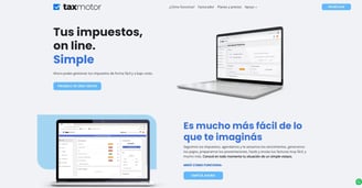Sitio web Tax Motor