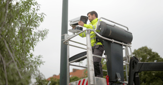 Secure video cameras installed outdoor in Clarington