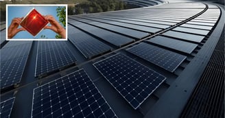 Perovskite solar cells power plant