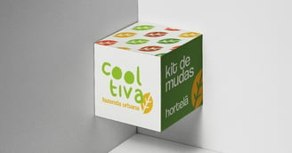 Box Kit de Mudar Cooltiva Fazenda Urbana