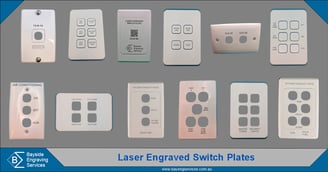 Laser Engraved Switch plates, Engraving