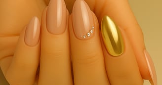 Uñas almendras elegantes. Ideal para eventos especiales.