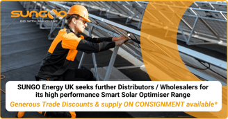 SUNGO Energy Seeks UK Distributors and Wholesalers for Smart Solar Optimiser Range (1200 x 627 px)