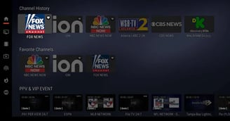 cacthontv app home screen
